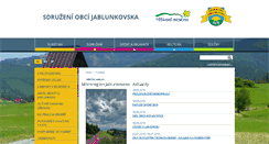 Desktop Screenshot of jablunkovsko.cz