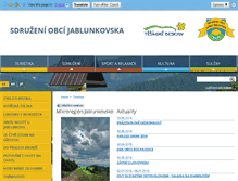 Tablet Screenshot of jablunkovsko.cz